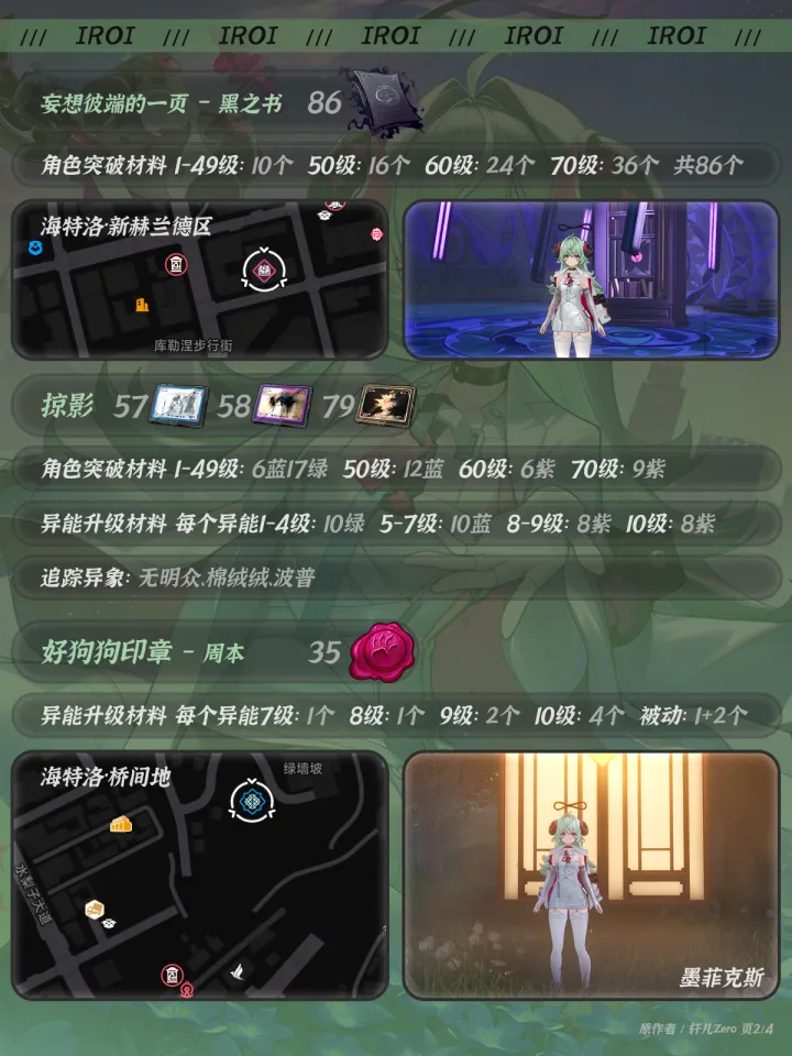 《异环》伊洛伊养成材料及获取途径一览