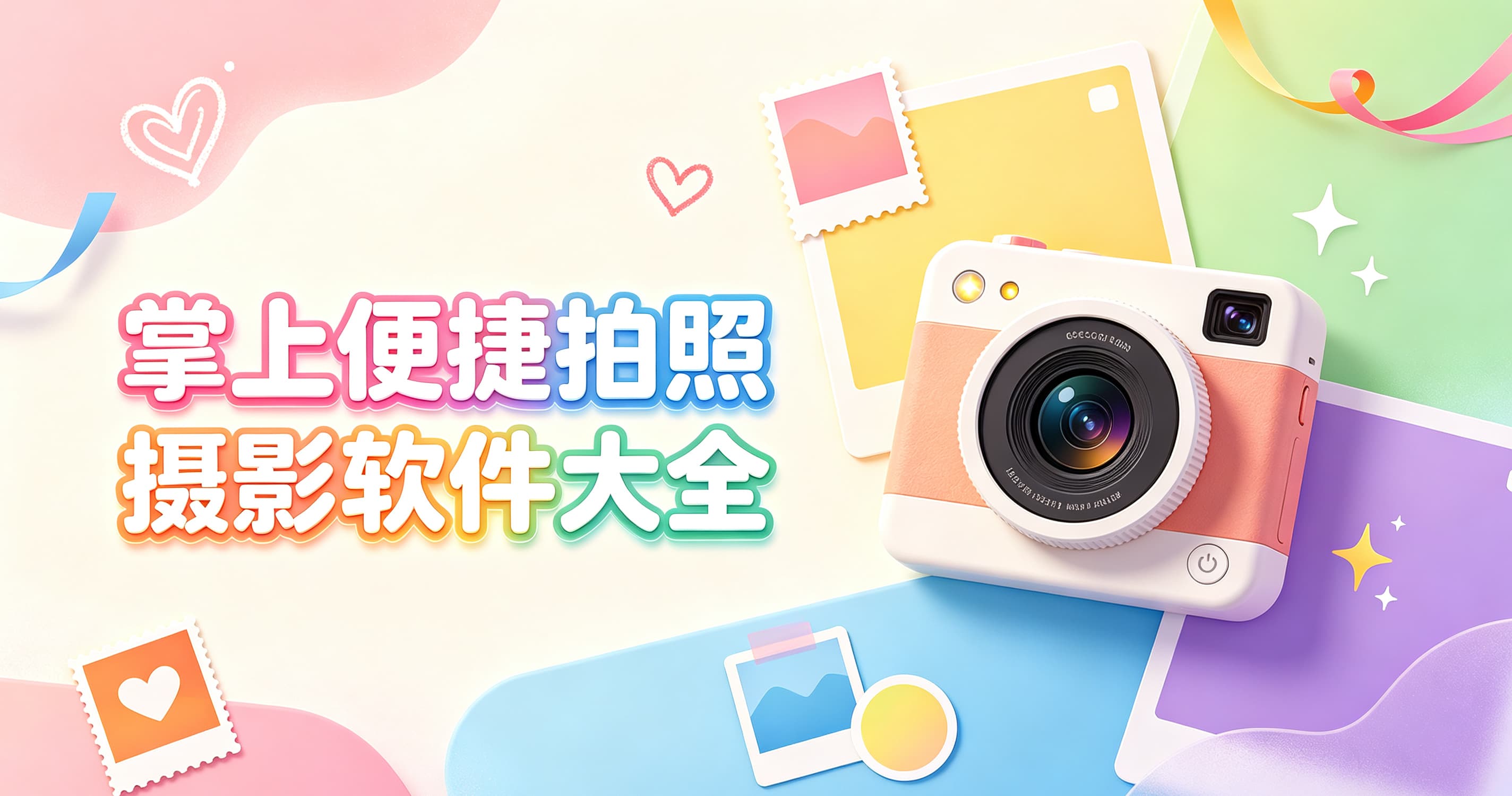 掌上便捷拍照摄影软件大全封面图