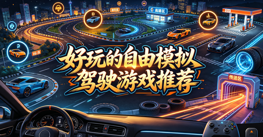 好玩的自由模拟驾驶游戏推荐封面图