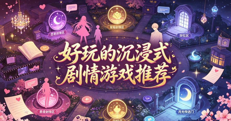 好玩的沉浸式剧情游戏推荐封面图