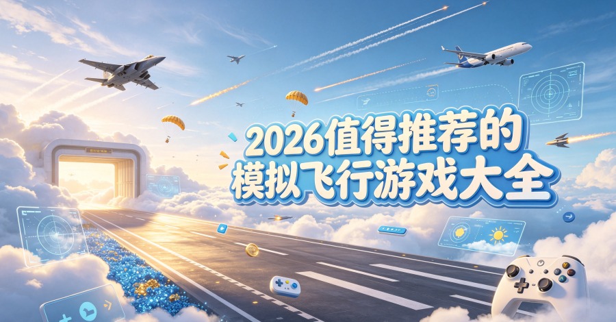2026值得推荐的模拟飞行游戏大全封面图