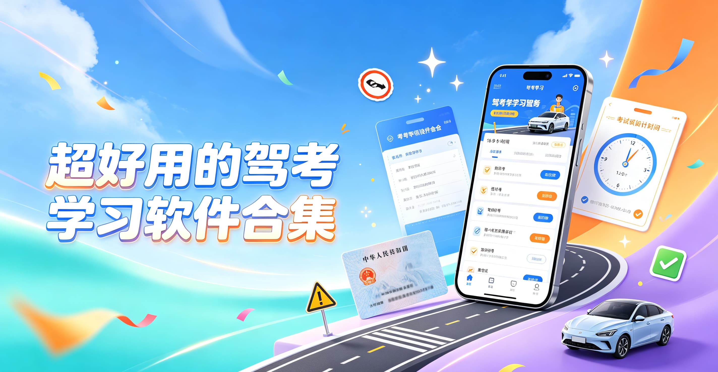 超好用的驾考学习软件合集封面图