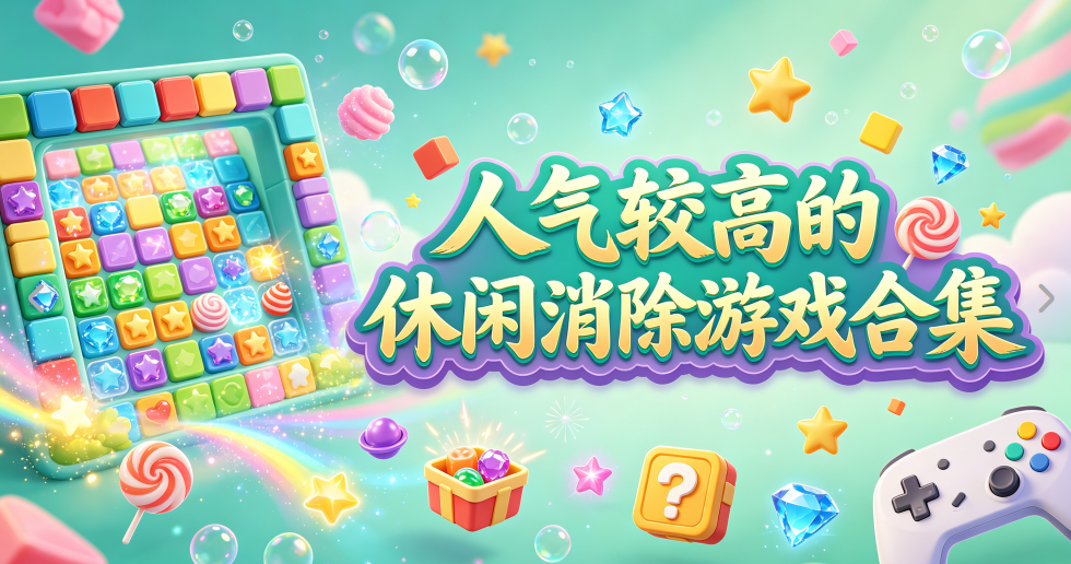 人气较高的休闲消除游戏合集封面图
