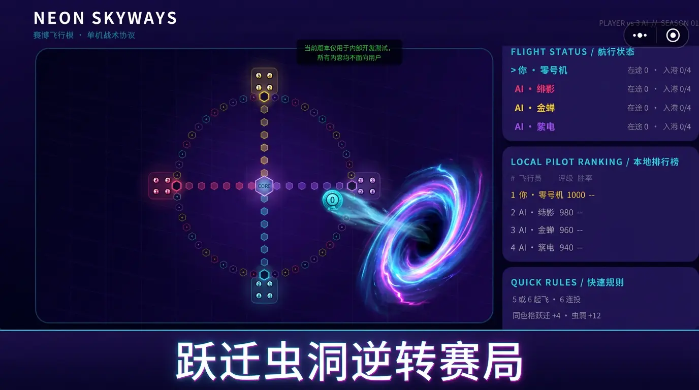 霓虹飞行棋截图2