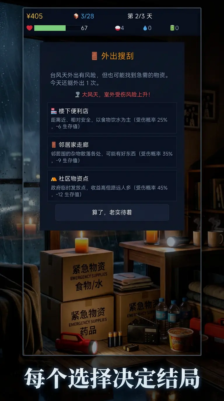 台风囤货生存截图2