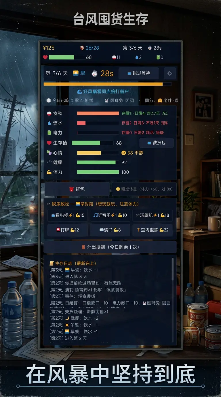 台风囤货生存截图3