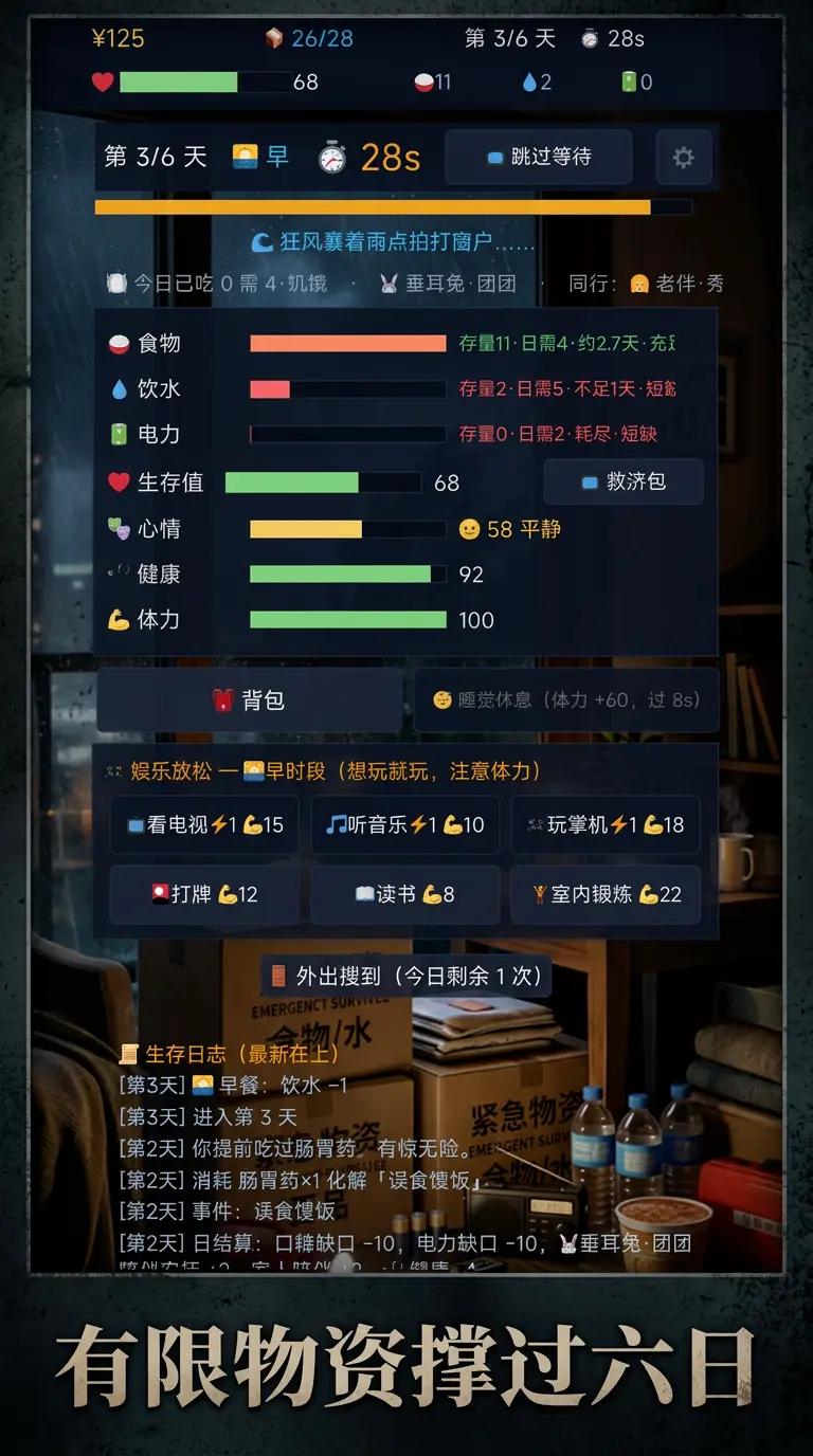台风囤货生存截图4