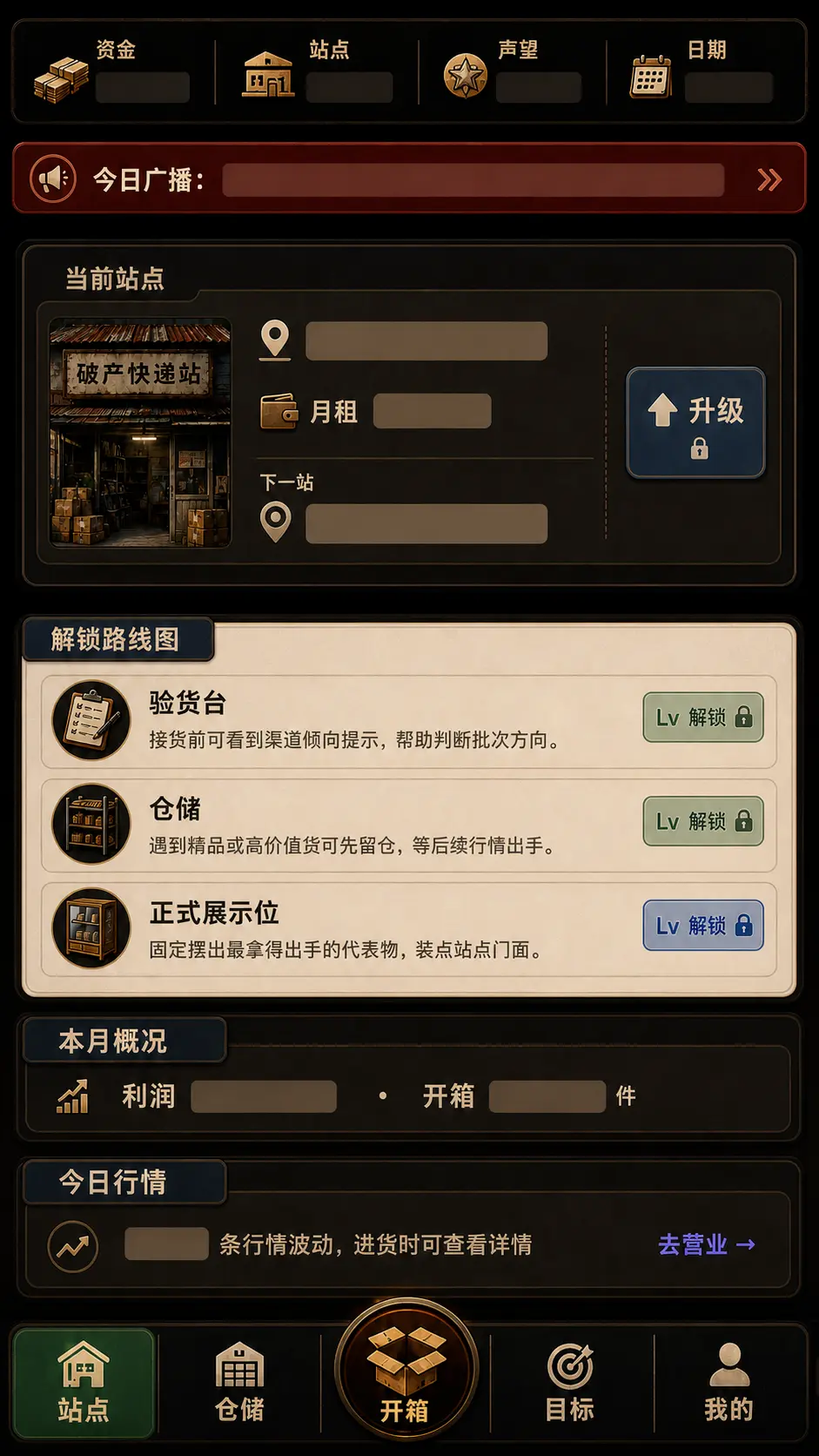 破产快递站截图2