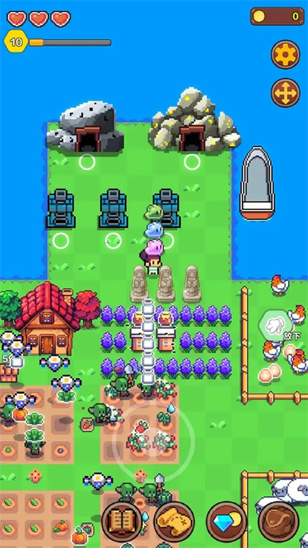 海岛时光种田挖矿无限金币钻石版截图1