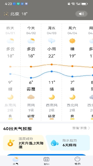 简单天气预报截图1