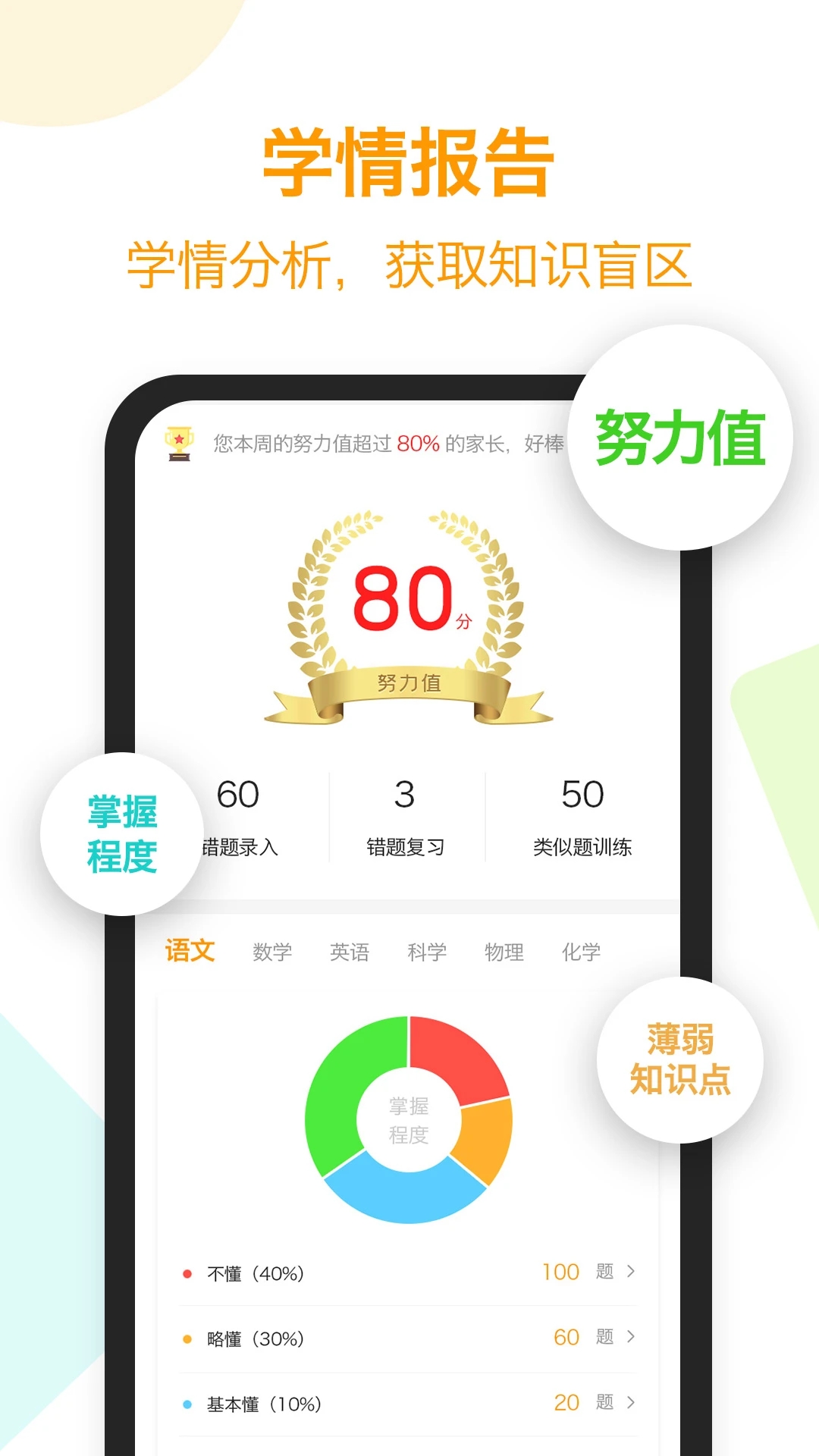 橙果错题本截图1